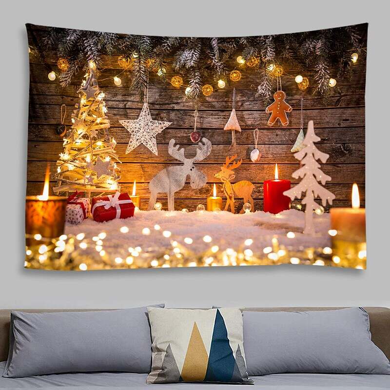 Christmas Tree 3D Wall Tapestry Art Decor