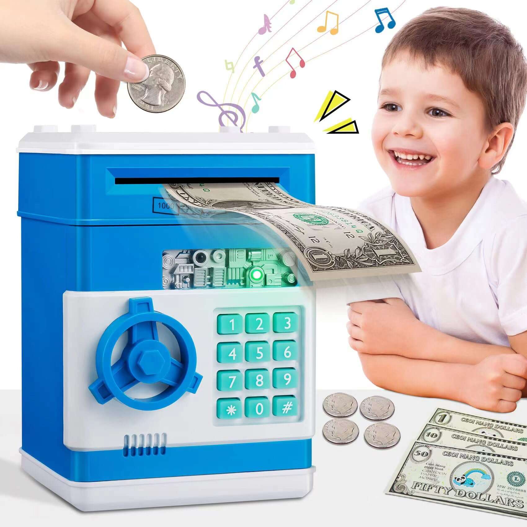 💵Electronic Password Piggy Bank - Mini ATM💵-👍Buy 2 Save 15%