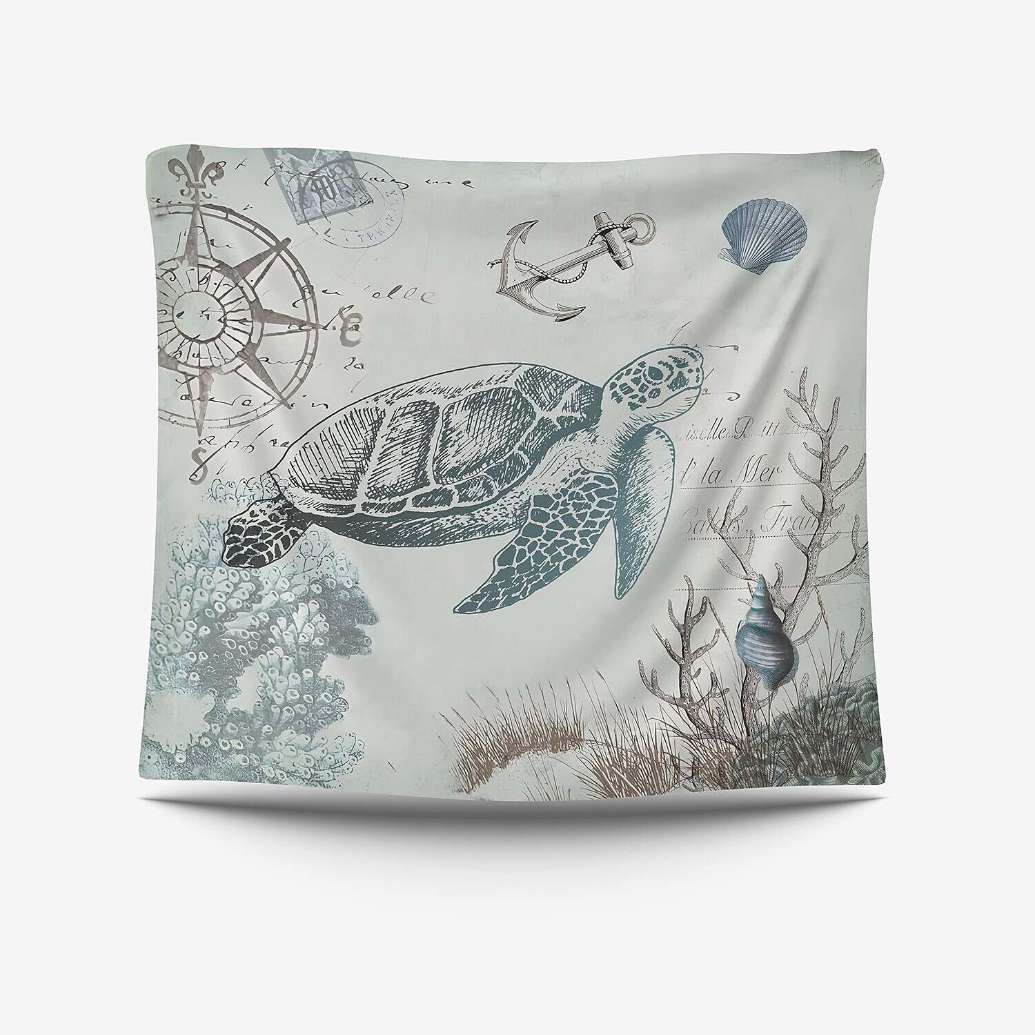 Sea Turtles Wall Tapestry Art Decor Photograph Backdrop