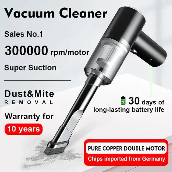 🔥Last Day Promotion 50% OFF - Wireless Handheld Car Vacuum Cleaner🔥BUY 2 GET EXTRA 10% OFF & FREE SHIPPING NOW!!!