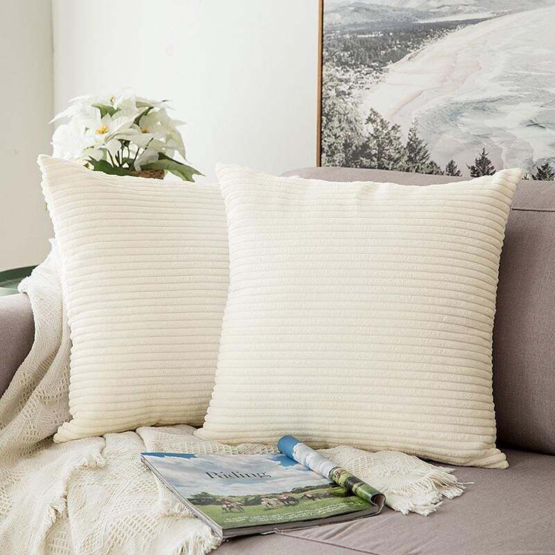 Corduroy Pillow Cushion Cover