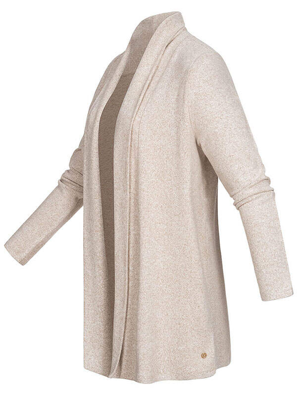 TOM TAILOR Women's Cardigan Comfortable Beige Blend