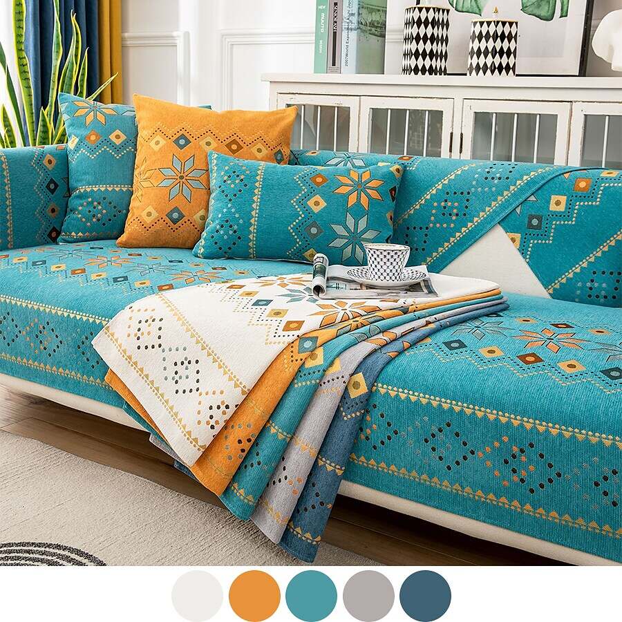 Boho Style Sofa Slipcover Sofa Seat Cover Sectional Couch Covers(Sold by Piece/Not All Set)?