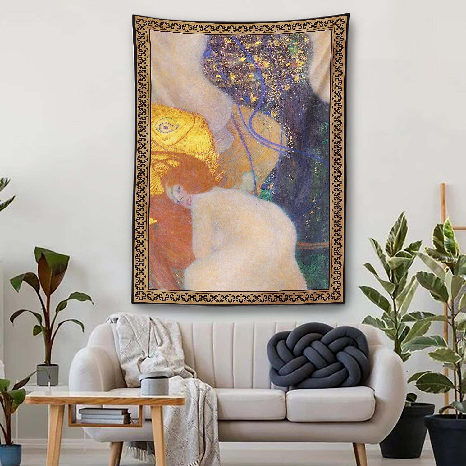 Gustav Klimt Famous Painting Wall Tapestry Art Decor