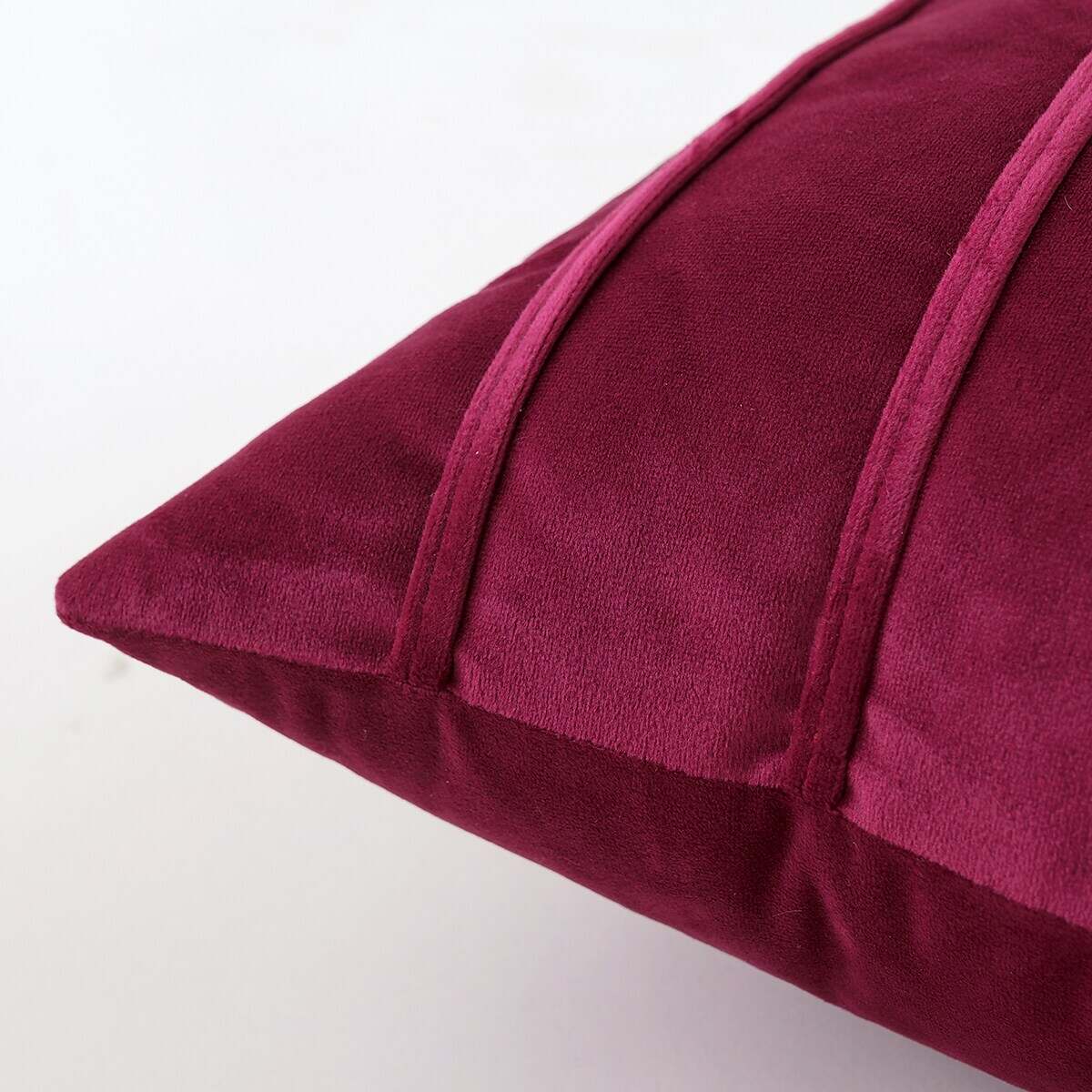 Solid Color Velvet Pillowcase Cushion Cover