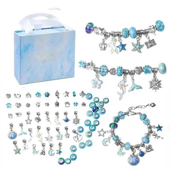 🎁2023-Christmas Hot Sale🎁🎉The Best Gift For Children-🎀DIY Gorgeous Bracelet Set