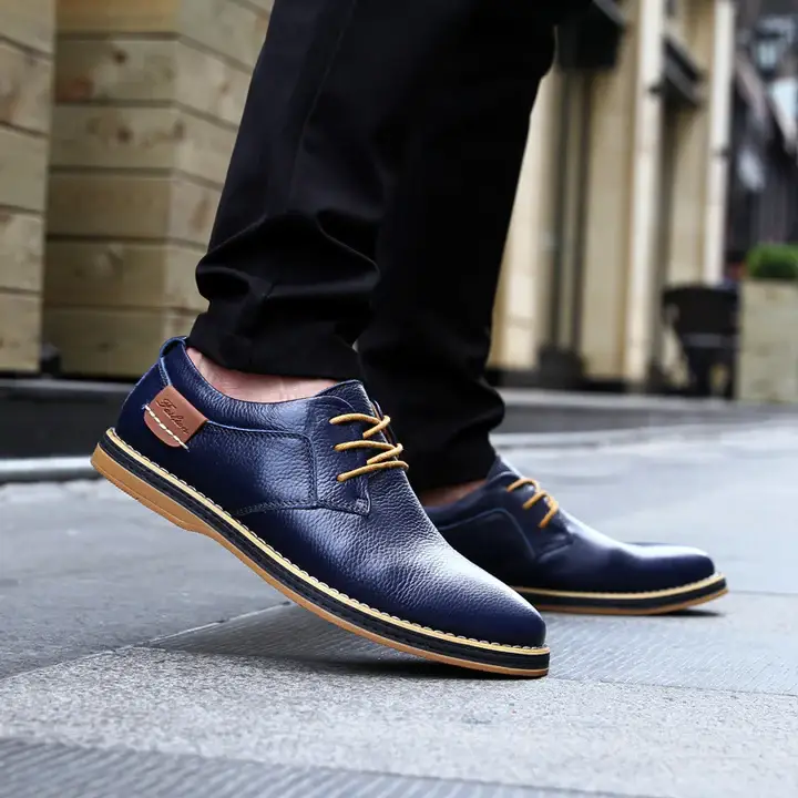 Vintage Business Casual Leather Shoes