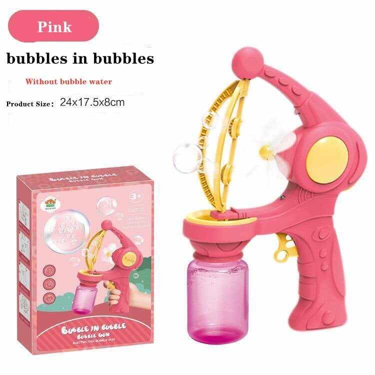 BIG SALE - 40% OFF Electric Bubble Gun Bubble Toys