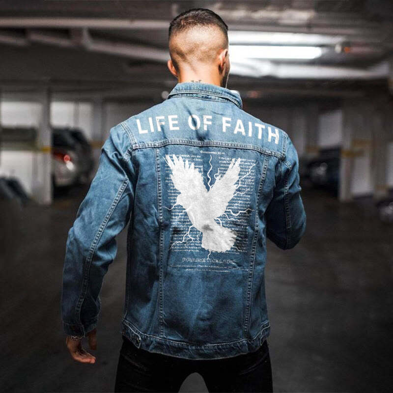 Life Of Faith Print Men's Jacket