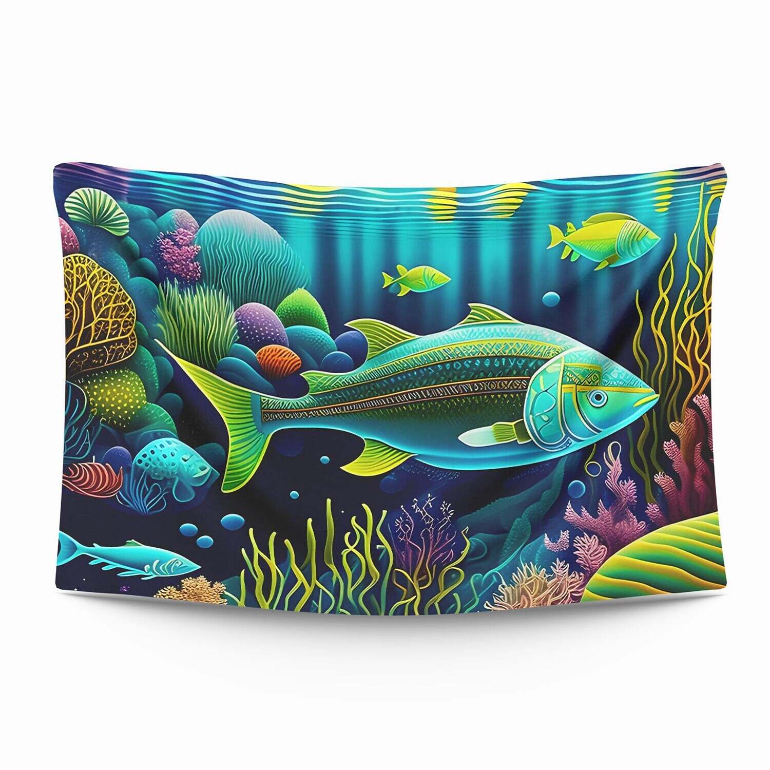 Ocean Fish Wall Tapestry Art Decor