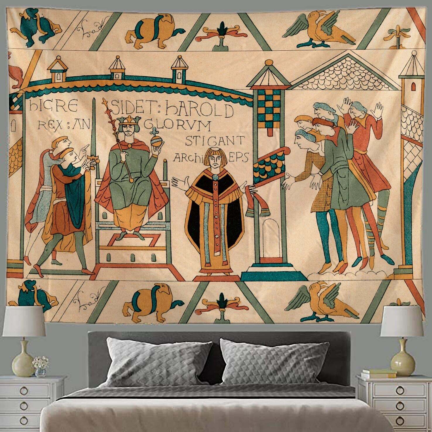 Medieval Wall Tapestry Art Decor