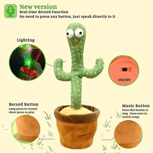 🔥Talking & Dancing Cactus Mimicking Toy🔥