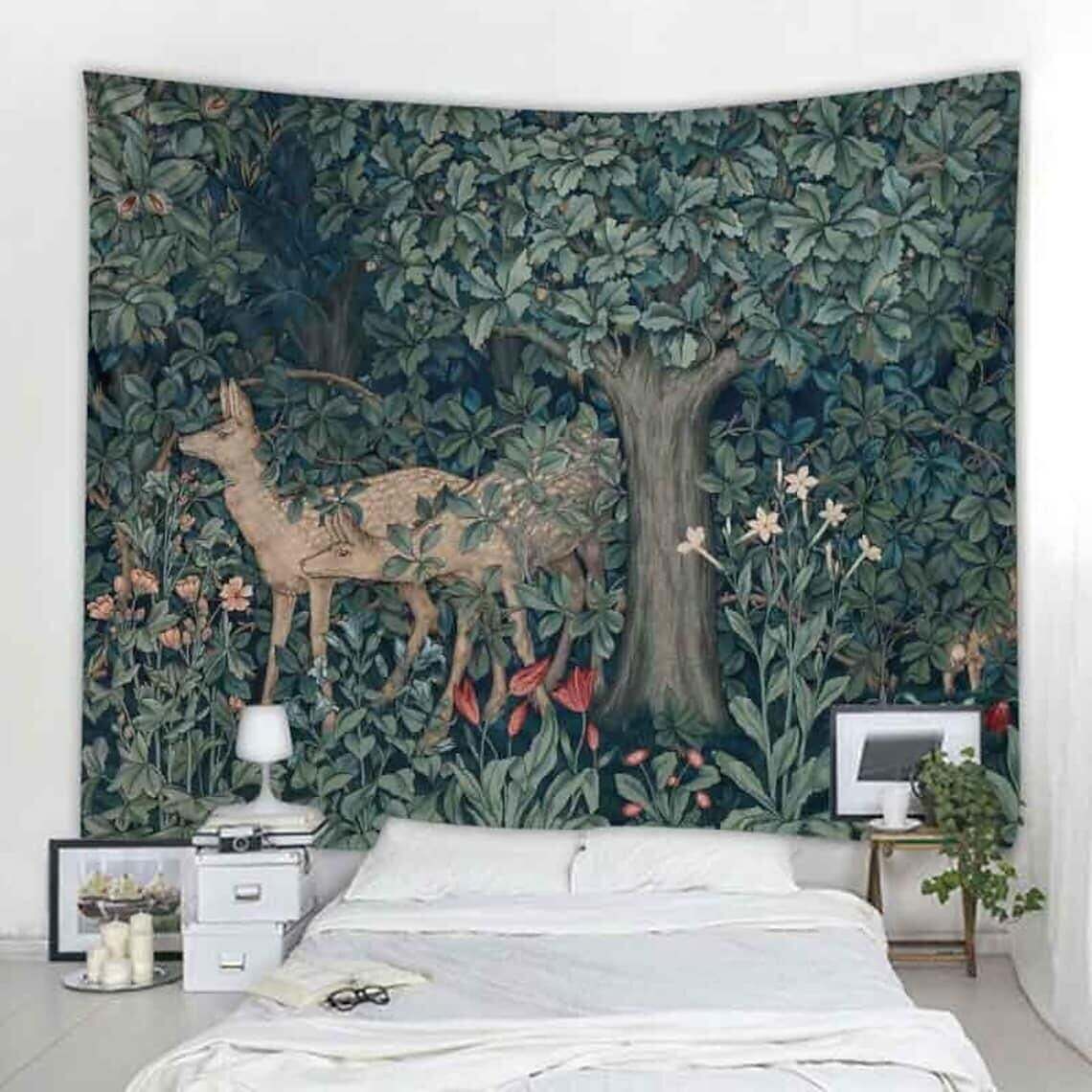 Medieval Painting Wall Tapestry Art Decor