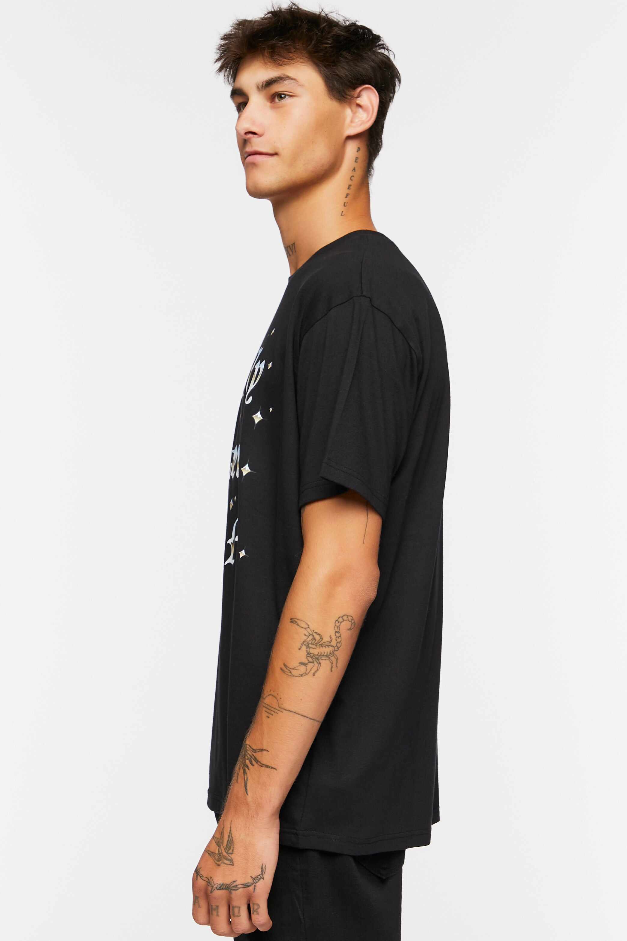 Men Apparel | All My Haters Love Me Graphic Tee Black Forever21 - ZE78713