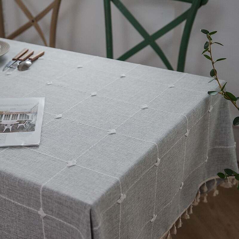 Pastoral Tablecloth Cotton Linen Fabric Table Cloth