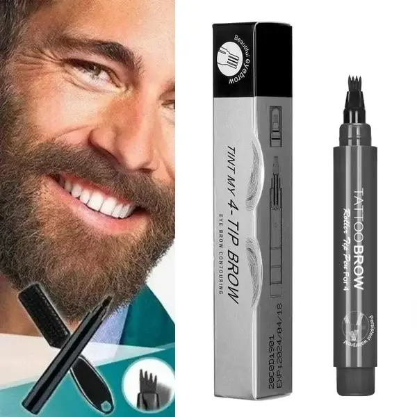 Last Day 49% OFF--Waterproof Beard Filling Pen Kit