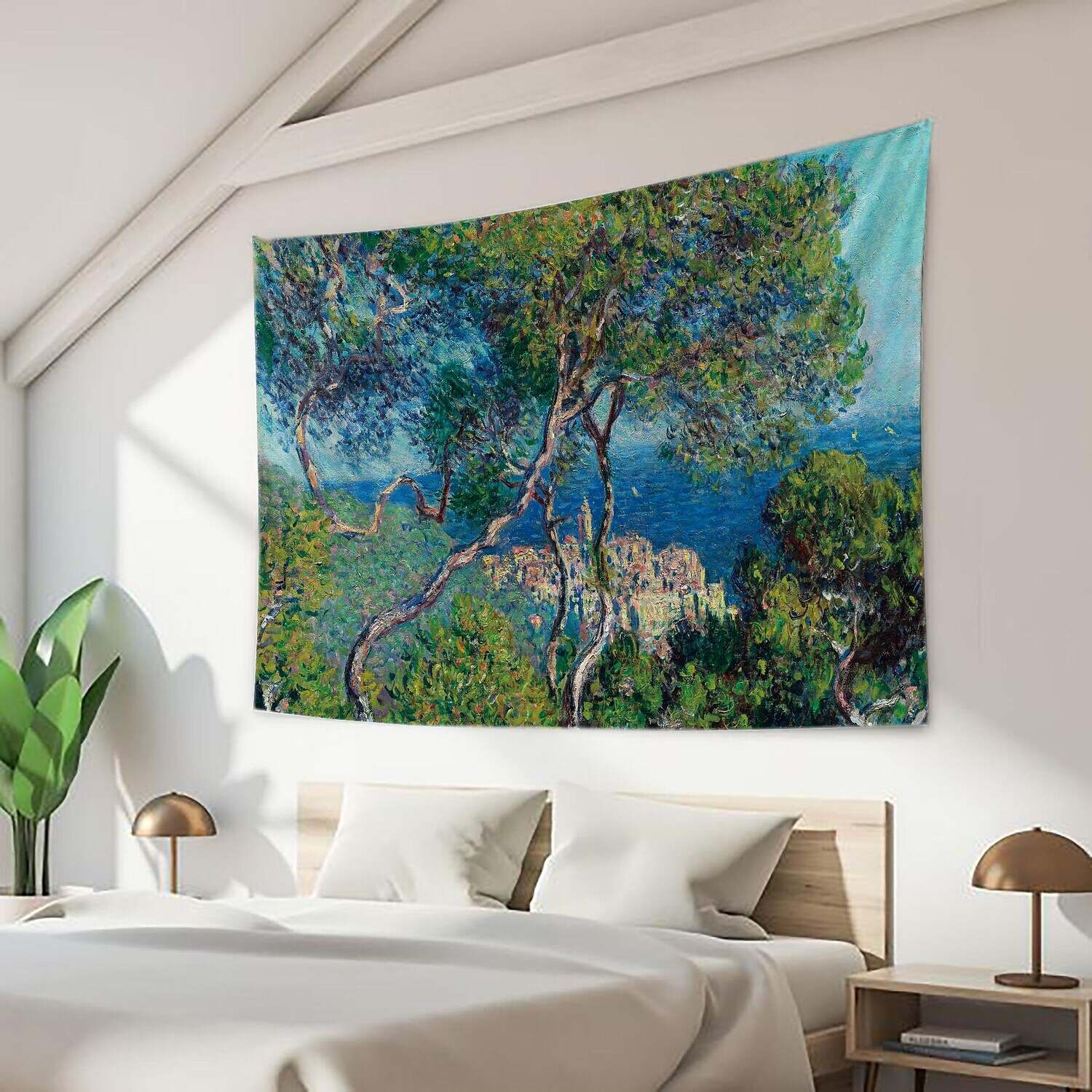 Oil Painting Mountain Wall Tapestry Art Decor