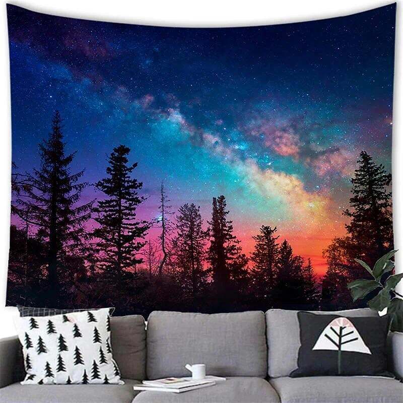 Sunset Forest Wall Tapestry