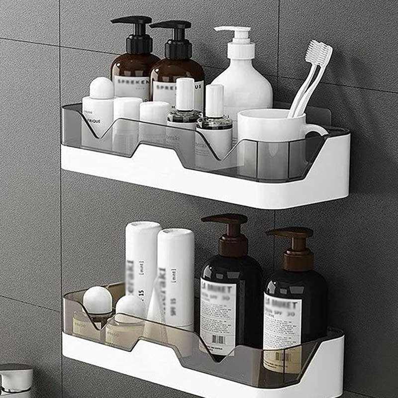 Adhesive Wall Mounted Bathroom Shelves