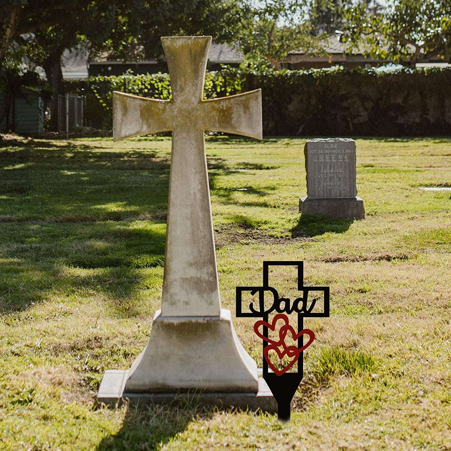 Hot Sale - Cemetery Memorial Cross Stake for Parents