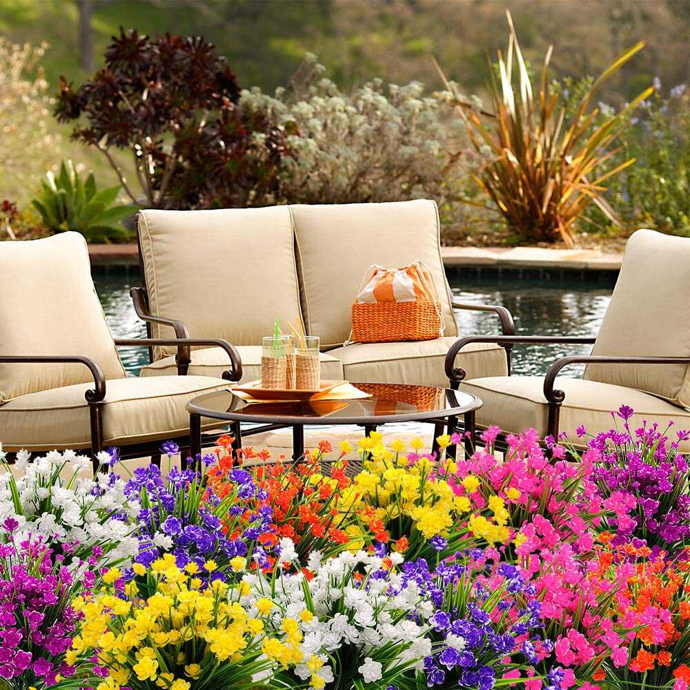 (ONLY $3.99 Mother's Day Sale)-Outdoor Artificial Flowers