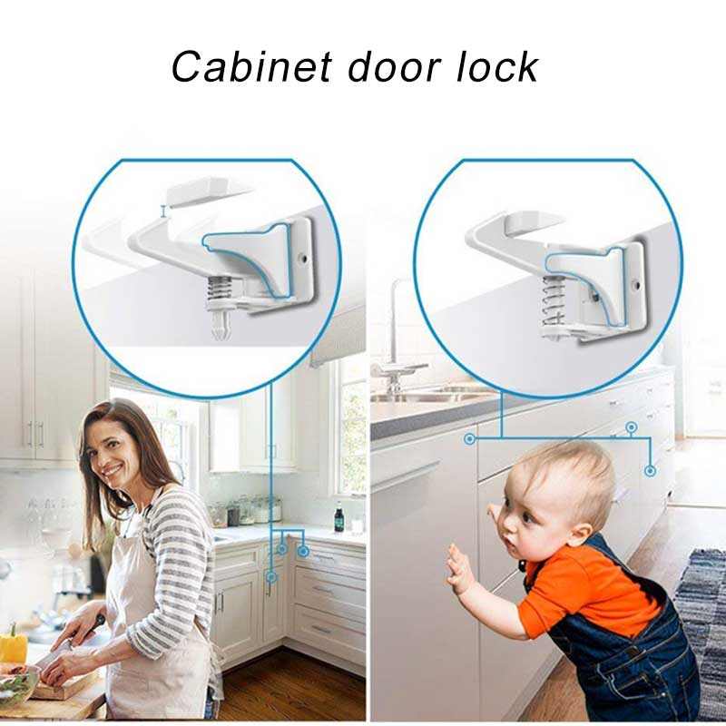 Cabinet door lock