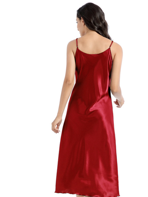 Plain Spaghetti Simple Nightdress