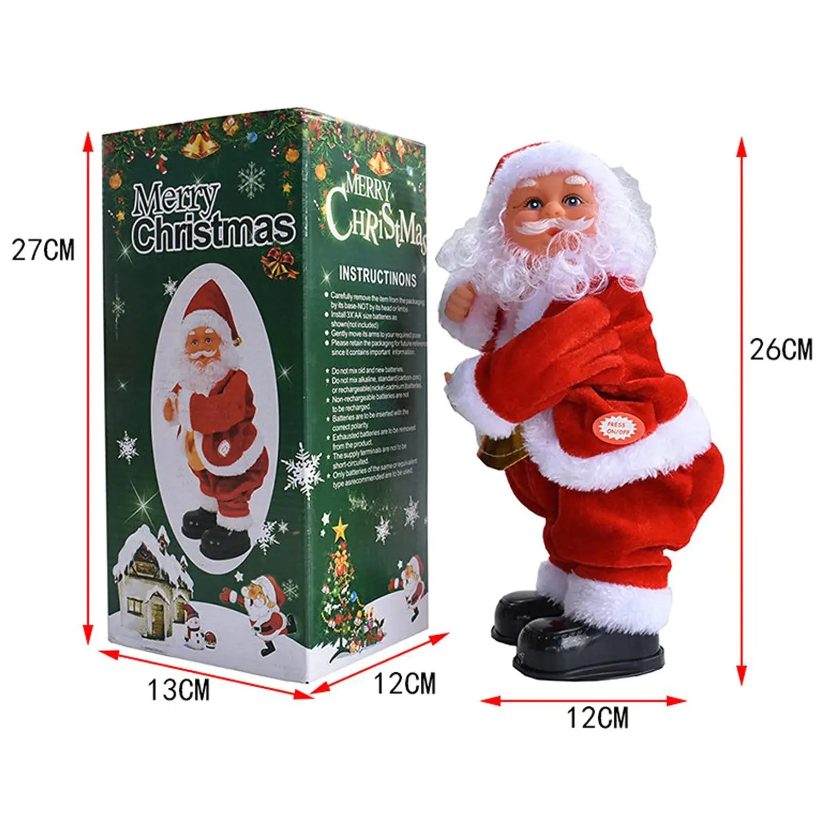 🎁2023-Christmas Hot Sale🎁🔥49% OFF🔥Jiggle Butt Santa Toys✨