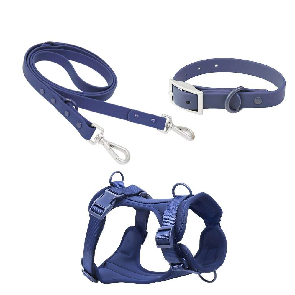 Waterproof PVC Pet Dog Leash Small and Medium-sized Dog Bite-proof Chest Strap Dog Leash Wholesale