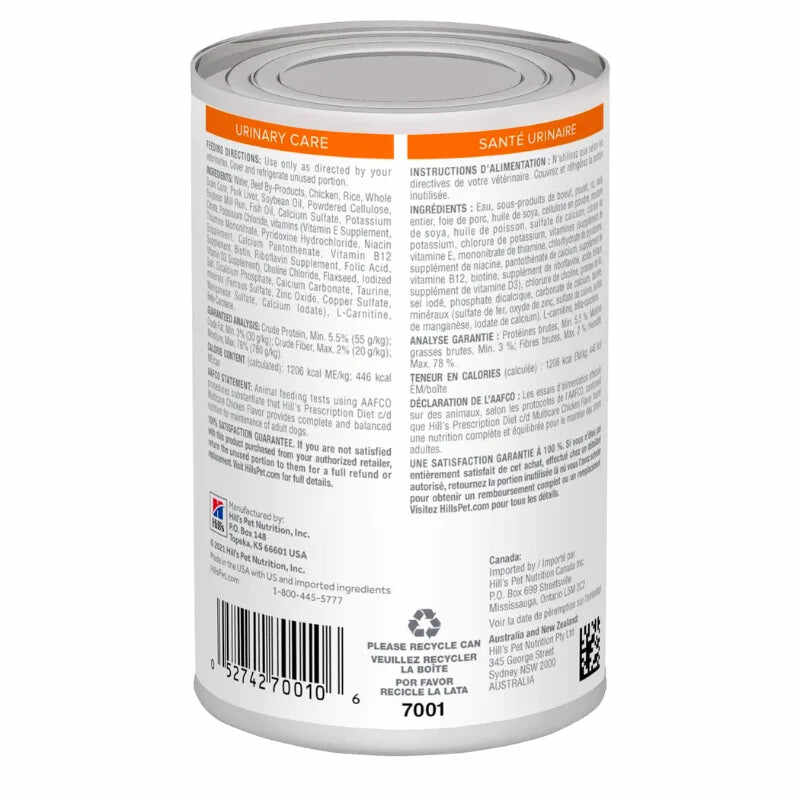 Hill's Prescription Diet - Canine c/d Urinary Care Canned 13oz