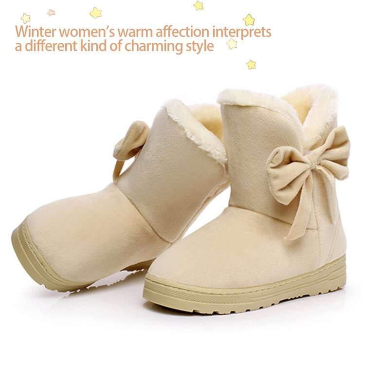 Women's Warm Waterproof Snow Boots