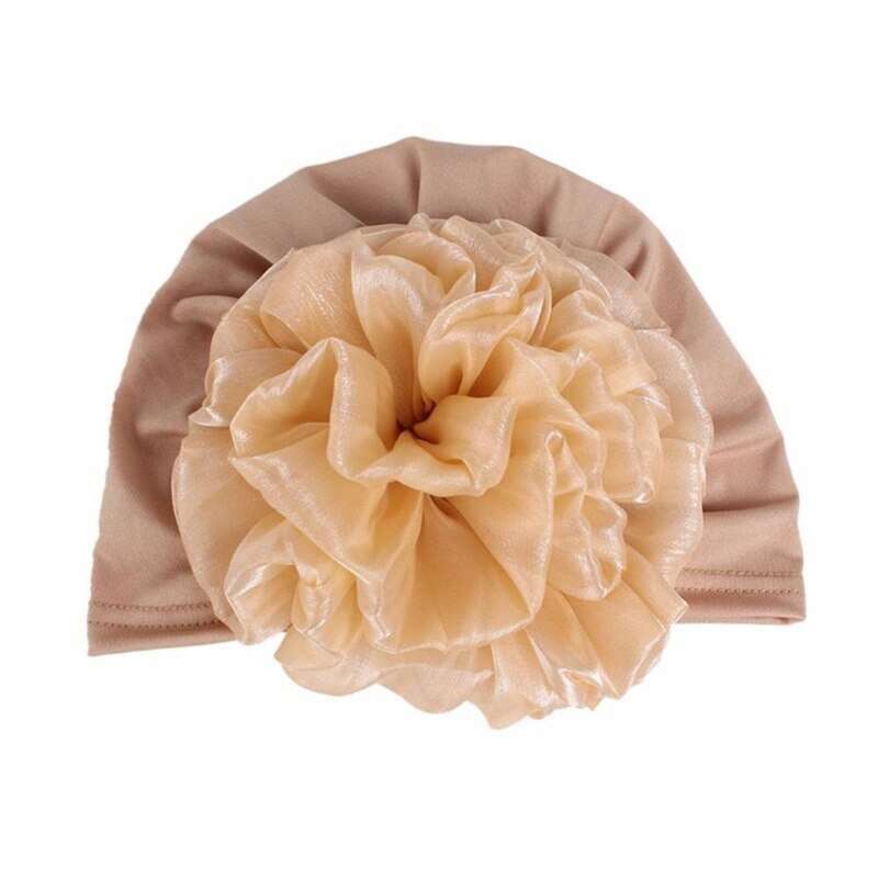 Woman Big Flower Turban Hair Accessories