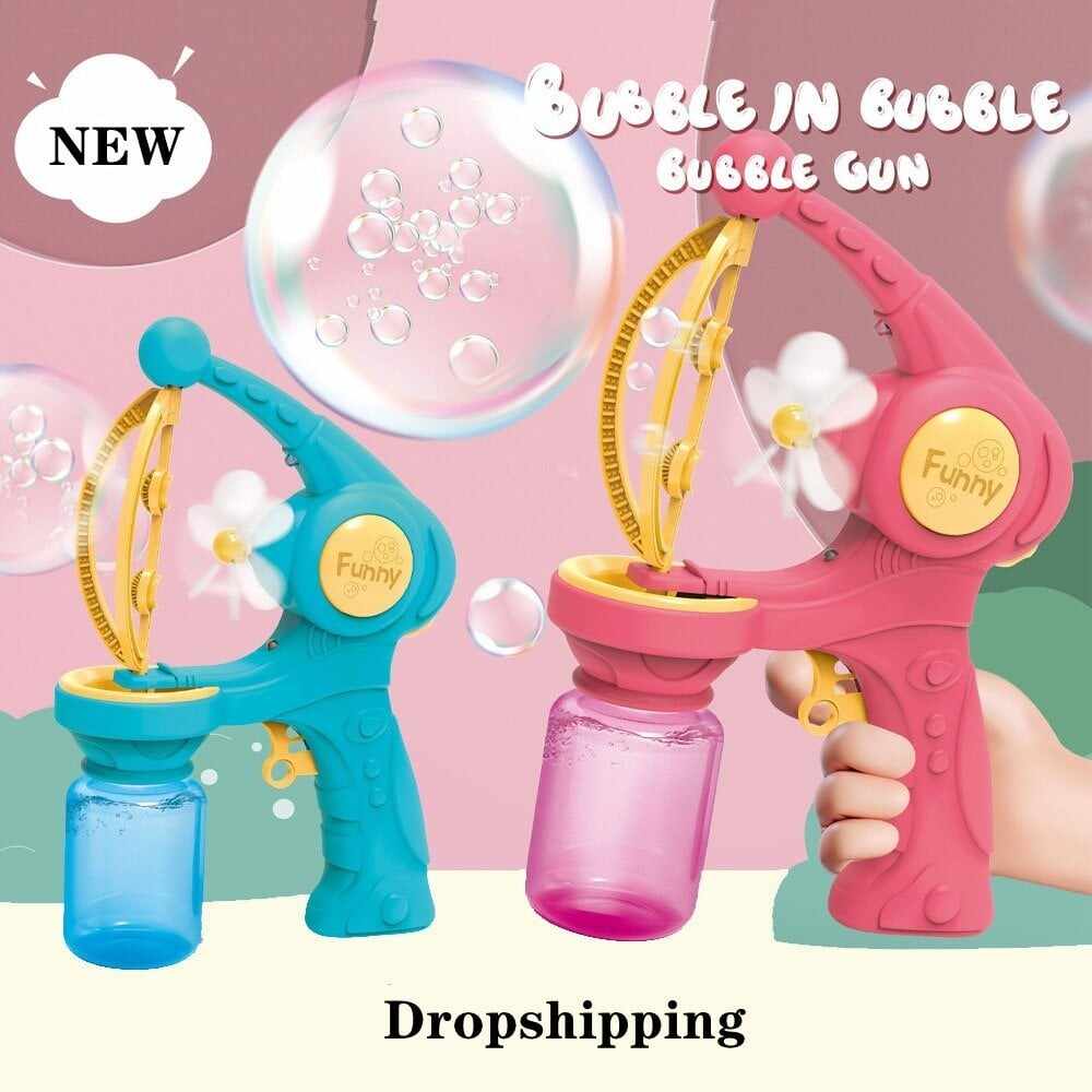 BIG SALE - 40% OFF Electric Bubble Gun Bubble Toys