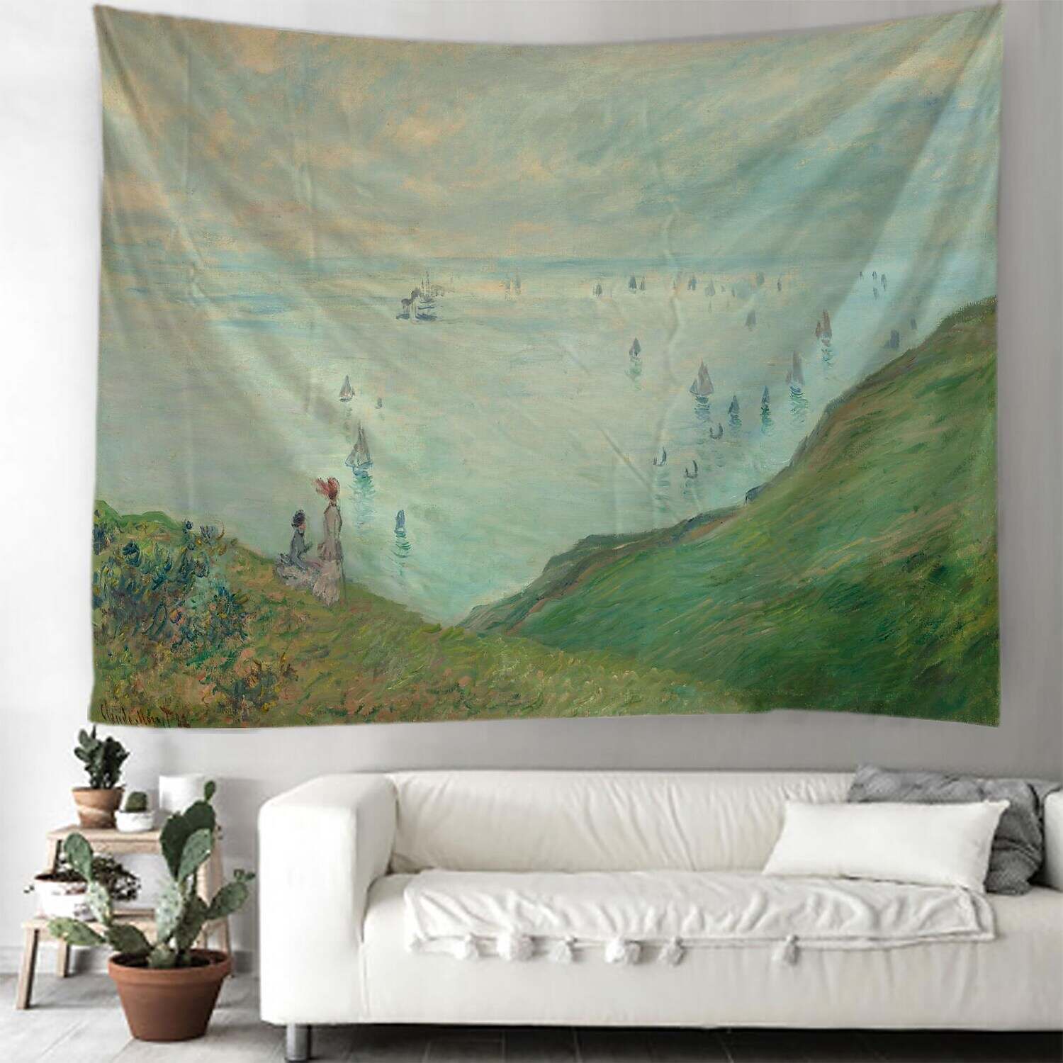 Oil Painting Mountain Wall Tapestry Art Decor