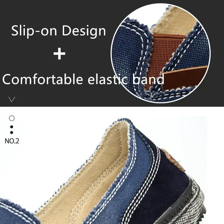 Men's Soft Denim Canvas Casual Shoes