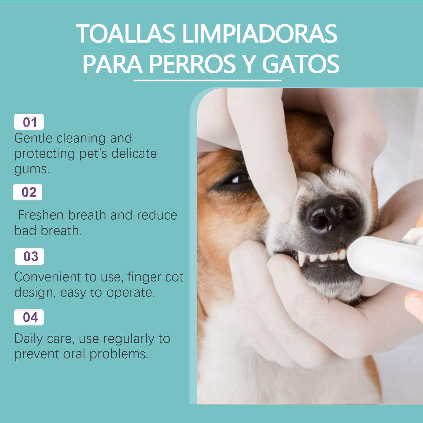 Toallas Limpiadoras Para Perros Y Gatos