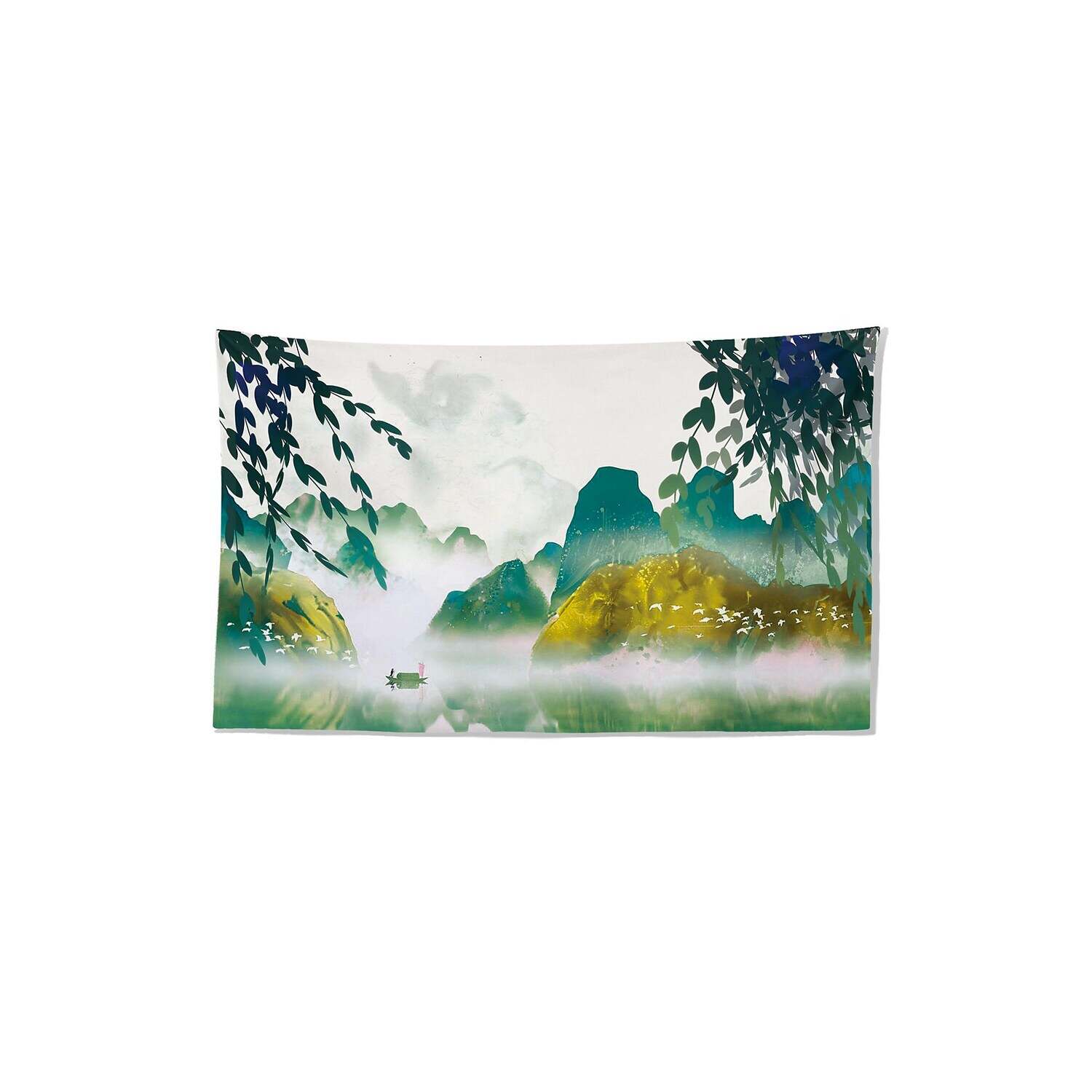 Painting Style Large Wall Tapestry Landscape Art Decor