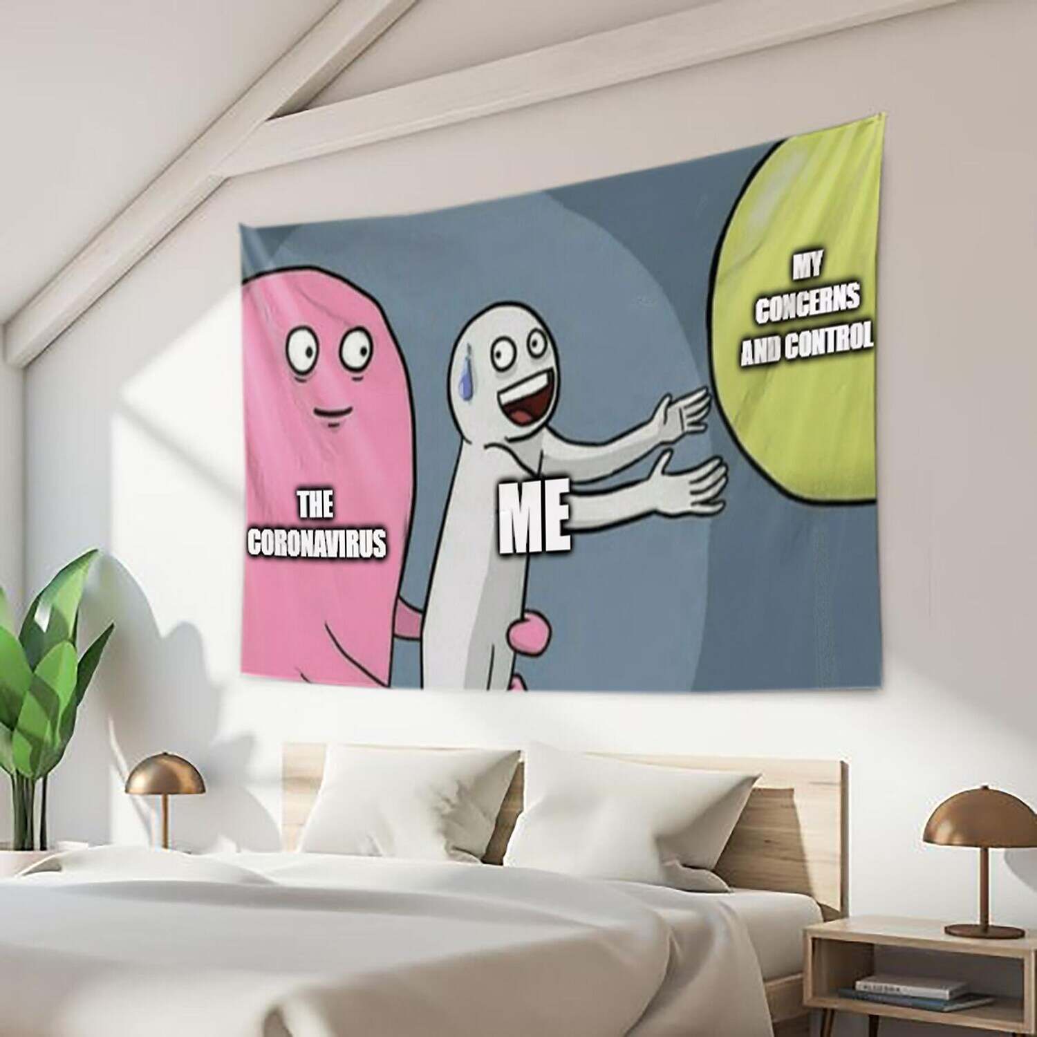 Funny Large Wall Tapestry Tweet Art Decoration