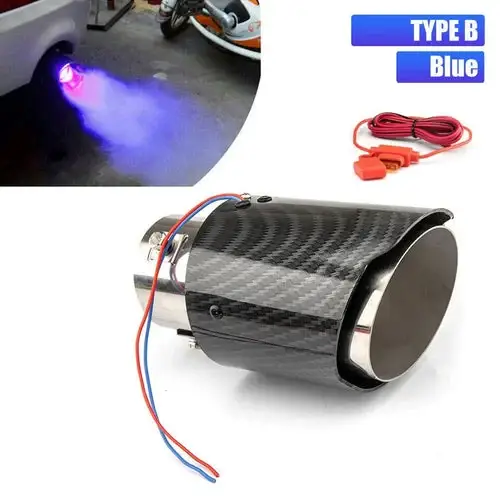 🔥Last Day Promotion 48% OFF 🔥Car fire flame LED exhaust tip