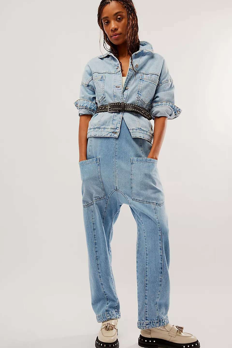 New arrival-Denim Jumpsuit With Pockets (Buy 2 Free Shipping)