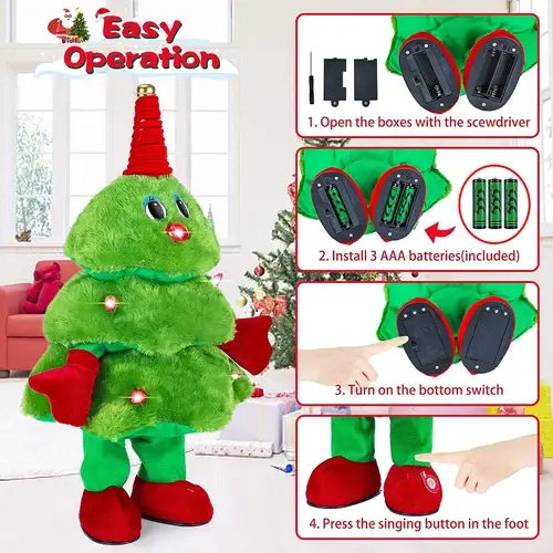 🎵Singing and Dancing Christmas Tree Toys🎄-👍Buy 2 Save 15%