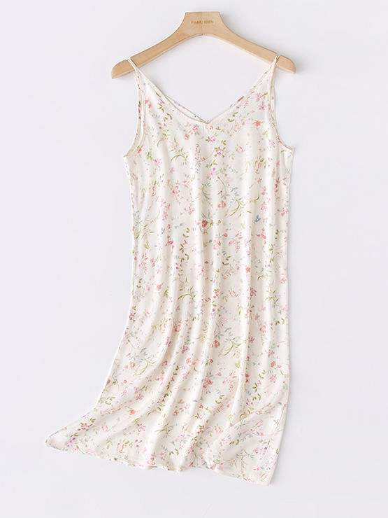 Vacation Others Loose Small Floral Nightdress