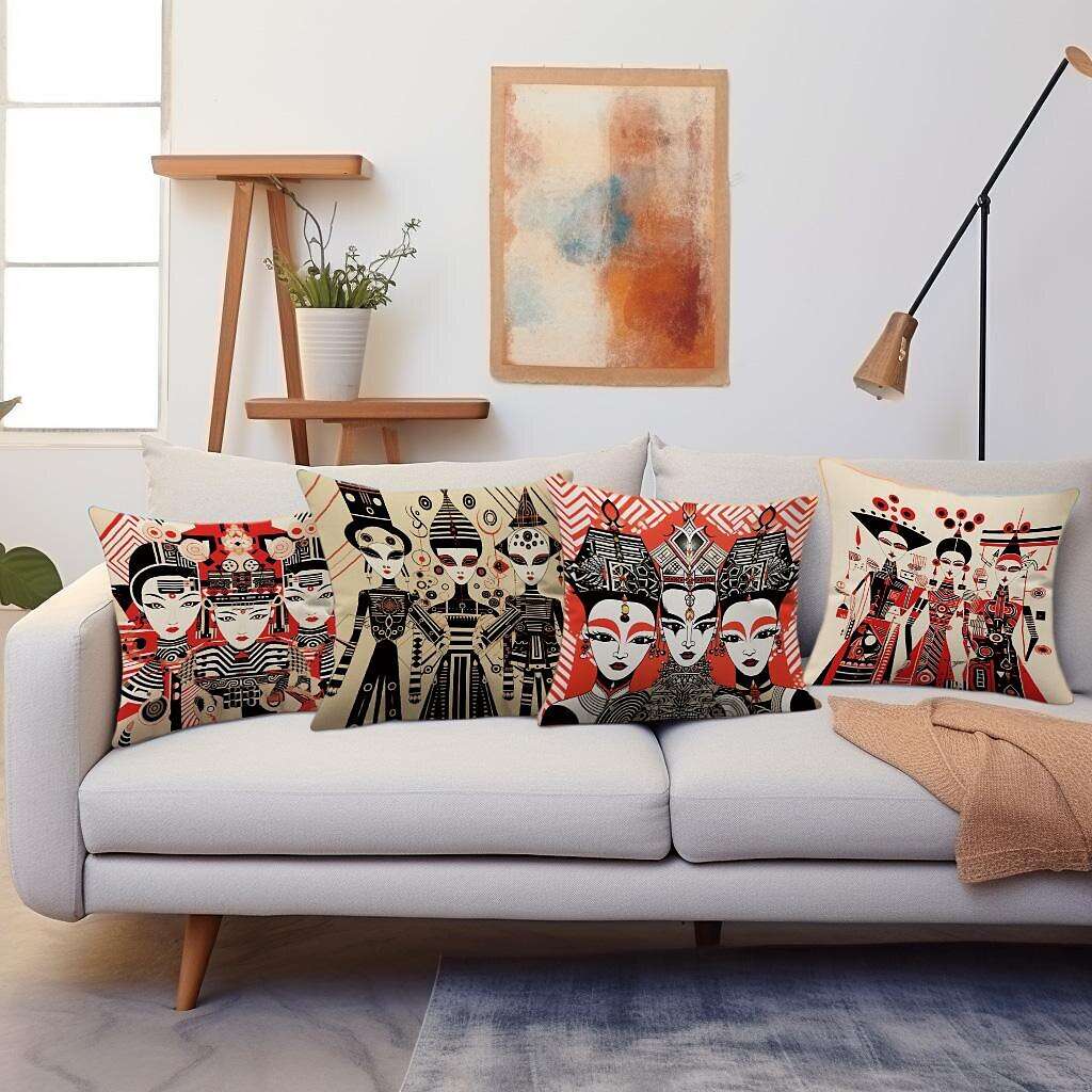 Vintage Facebook Pillow Cover 4PC