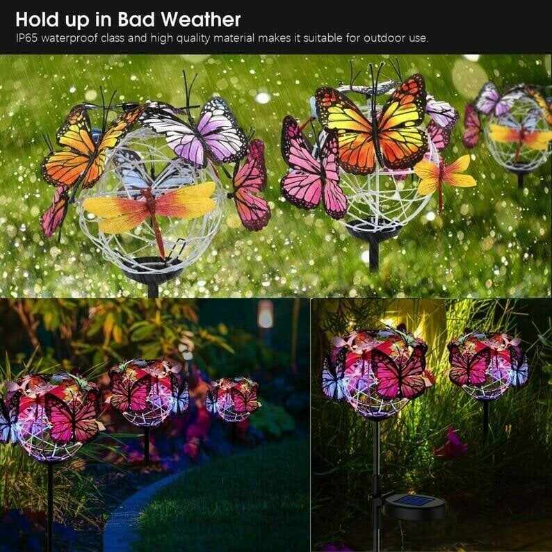 BIG SALE - 50% OFFSolar Stake Lights Butterflies Decor Lights ( BUY 1 GET 1 FREE )