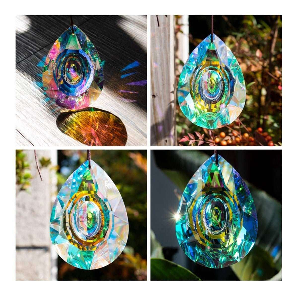 Hanging Chandelier Crystals Prism Suncatcher   Rainbow Maker Home