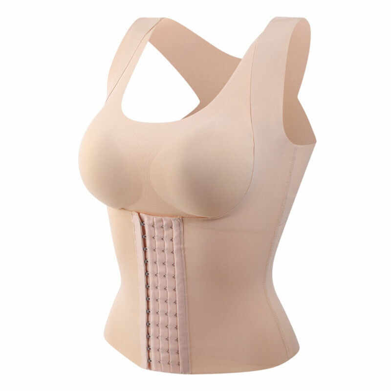 4-in-1 Waist Buttoned Bra Shapewear