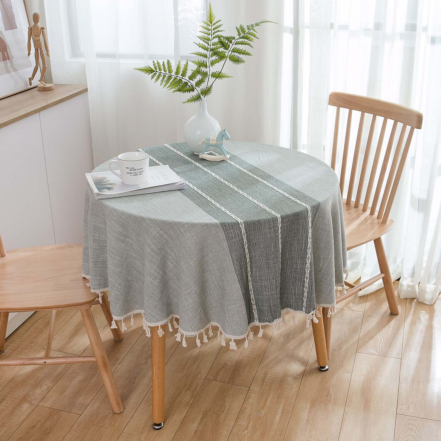 Pastoral Tablecloth Cotton Linen Fabric Table Cloth