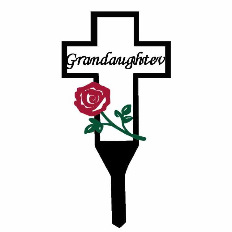 Hot Sale - Cemetery Memorial Cross Stake for Parents