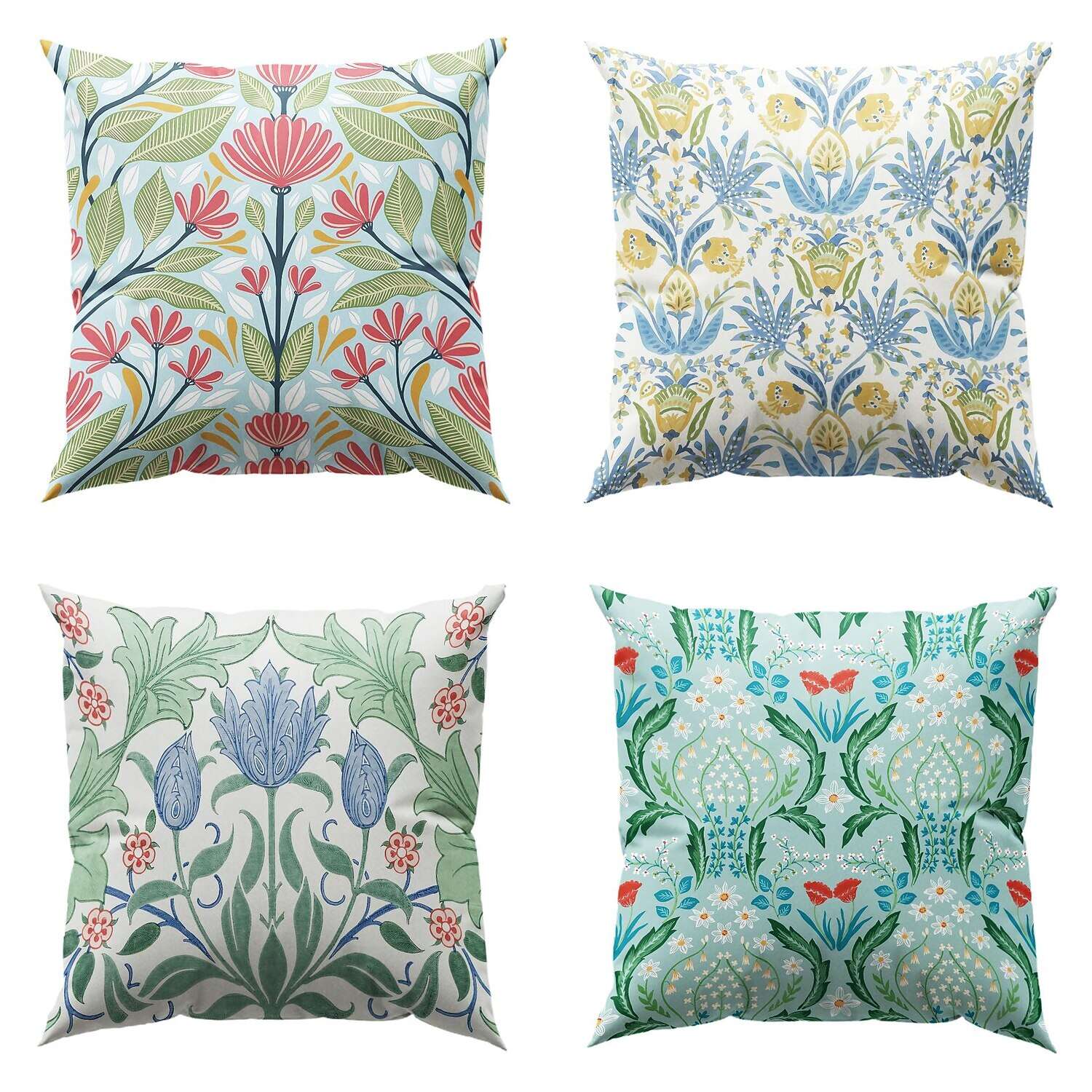 William Morris Double Side Pillow Cover 4PC