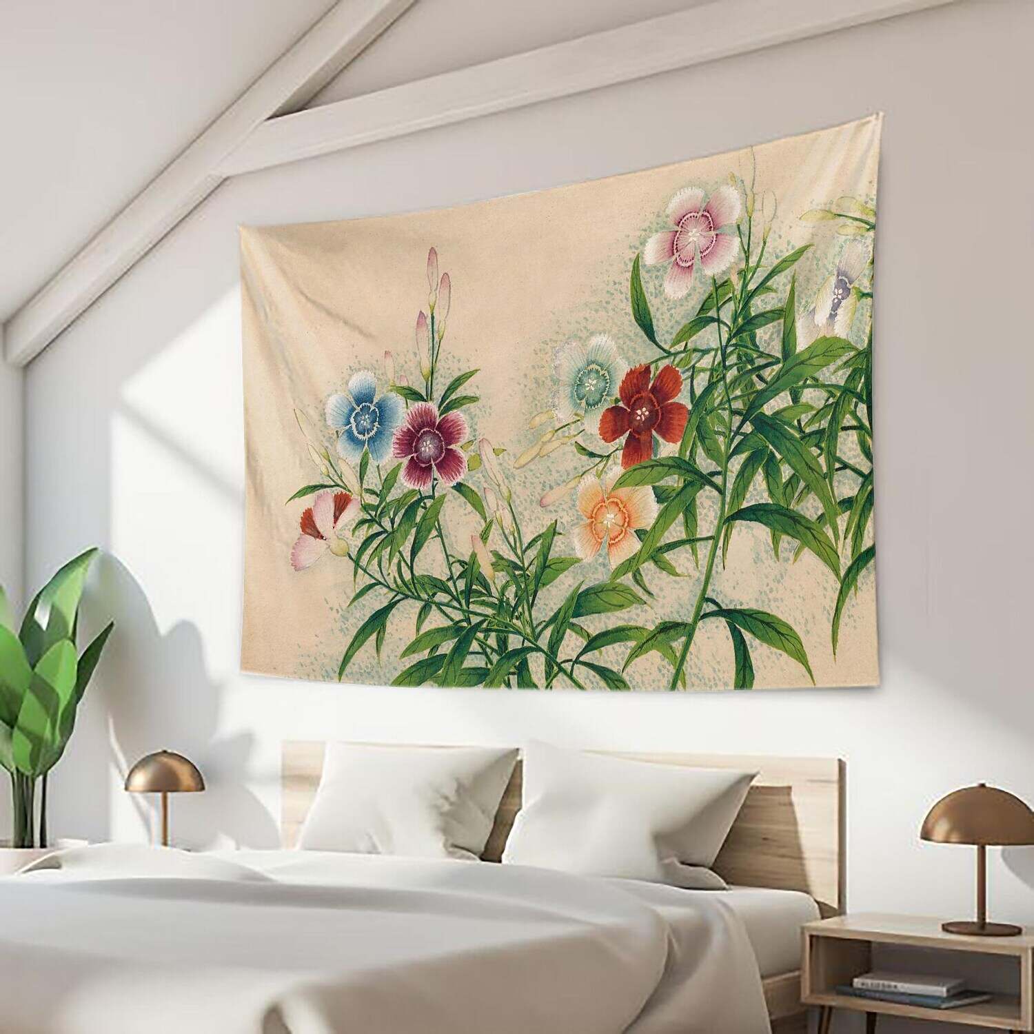 Floral Large Wall Tapestry Art Decor Photograph Backdrop